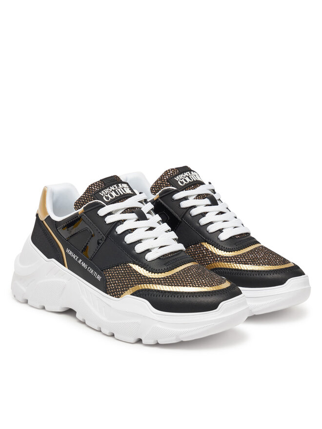 Versace Jeans Couture Sneakersy Versace Jeans Couture 78VA3SC4 Czarny