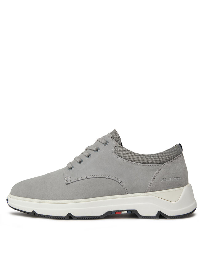 Tommy Hilfiger Sneakers Tommy Hilfiger Casual Hilfiger Hybrid Suede FM0FM04996 Argento