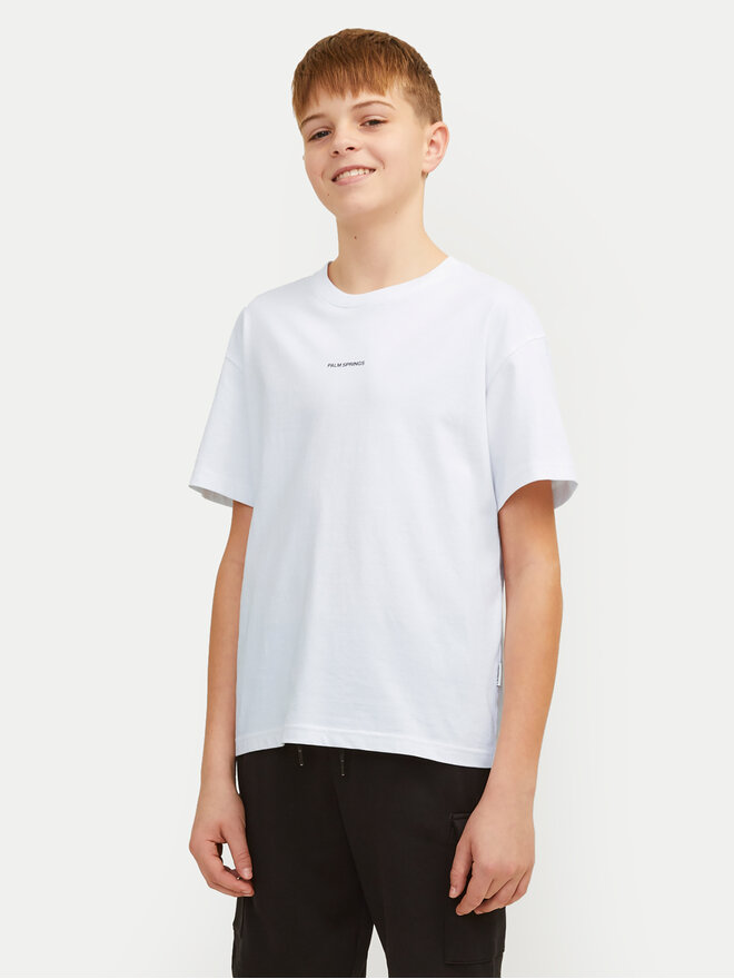 Jack&Jones Junior Jack&Jones Junior Marškinėliai Joraruba 12257134 Balta Volume Fit