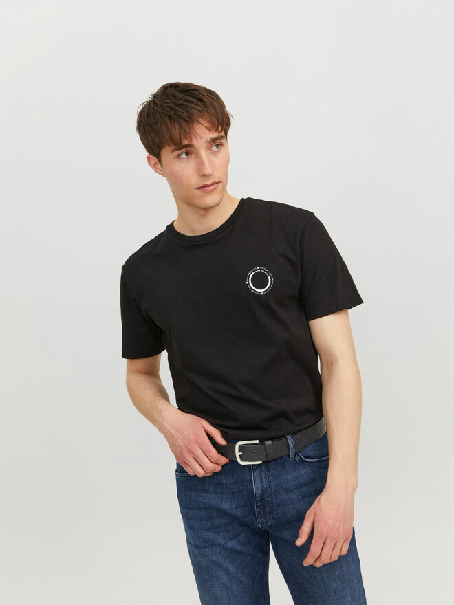 Jack&Jones Pánský pásek Jack&Jones 12236466 Černá