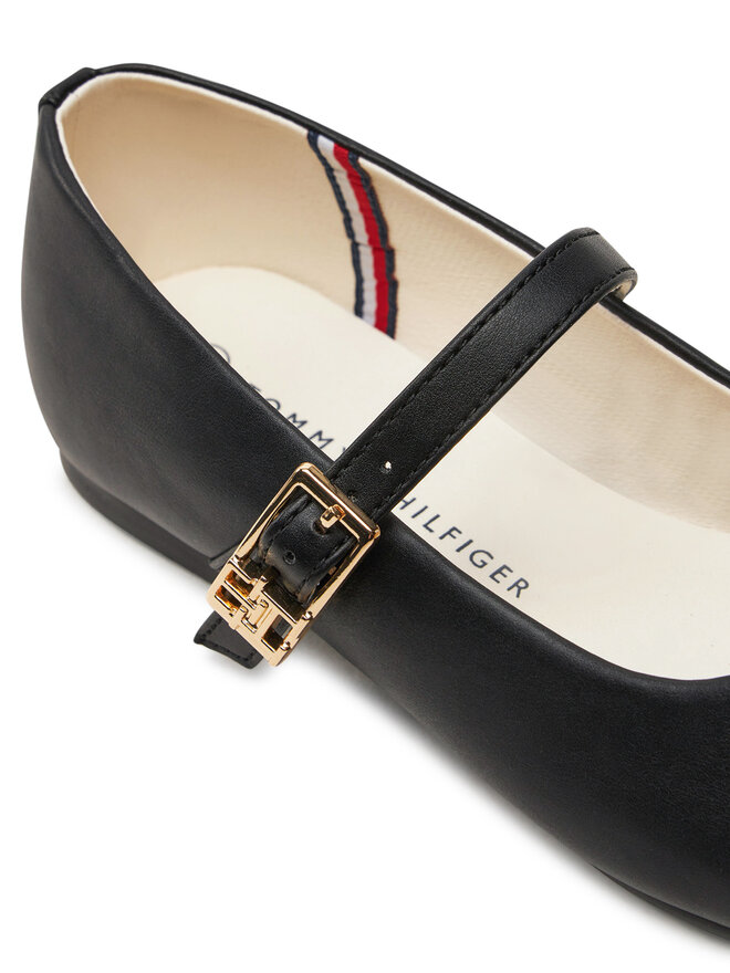 Tommy Hilfiger Baleríny Tommy Hilfiger Ballerina T3A3-33556-1351 Černá