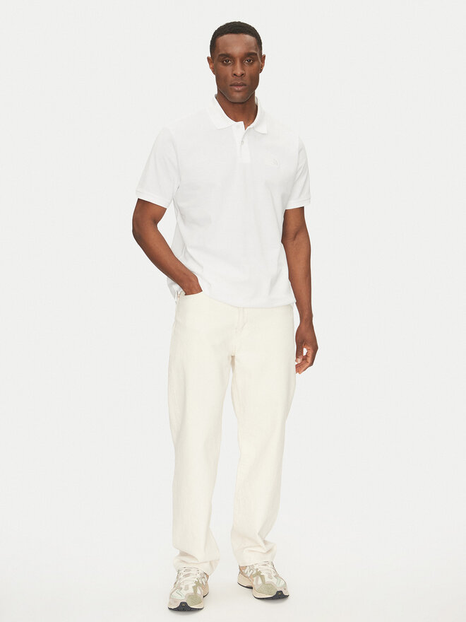 The North Face The North Face Polo Essential NF0A8C1P Λευκό Regular Fit