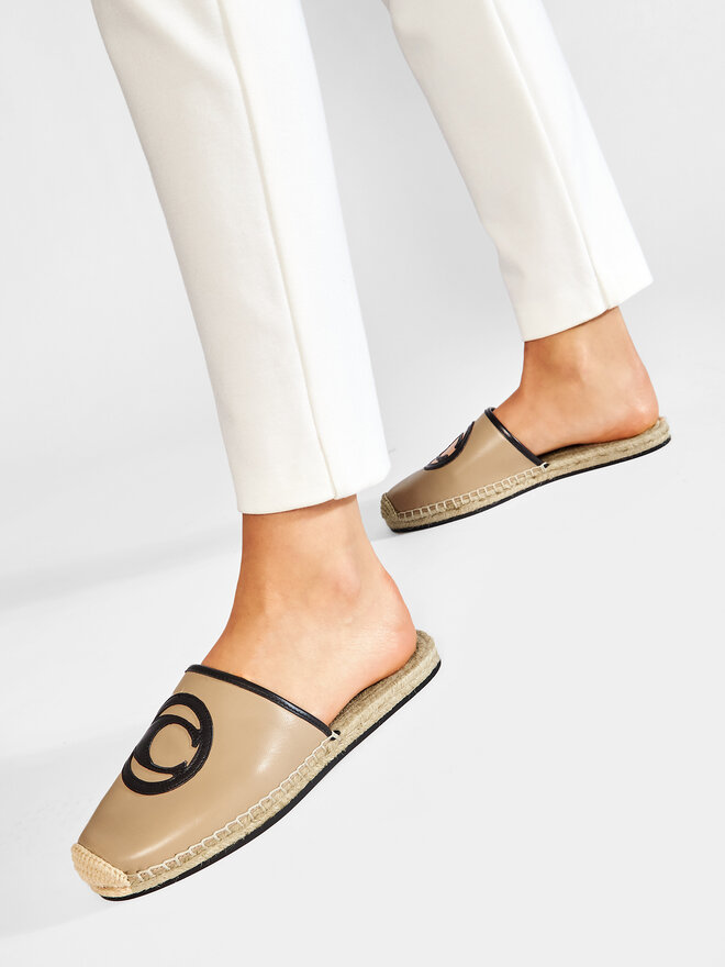 Coach Espadrillas Coach Chaning Leather C4337 1102151EDC Beige