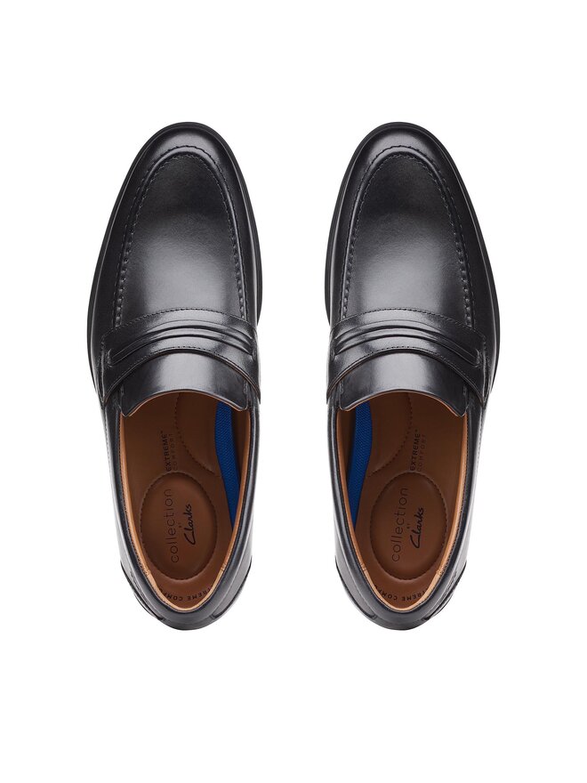 Clarks Туфлі Clarks Whiddon Loafer 26158005 Чорний