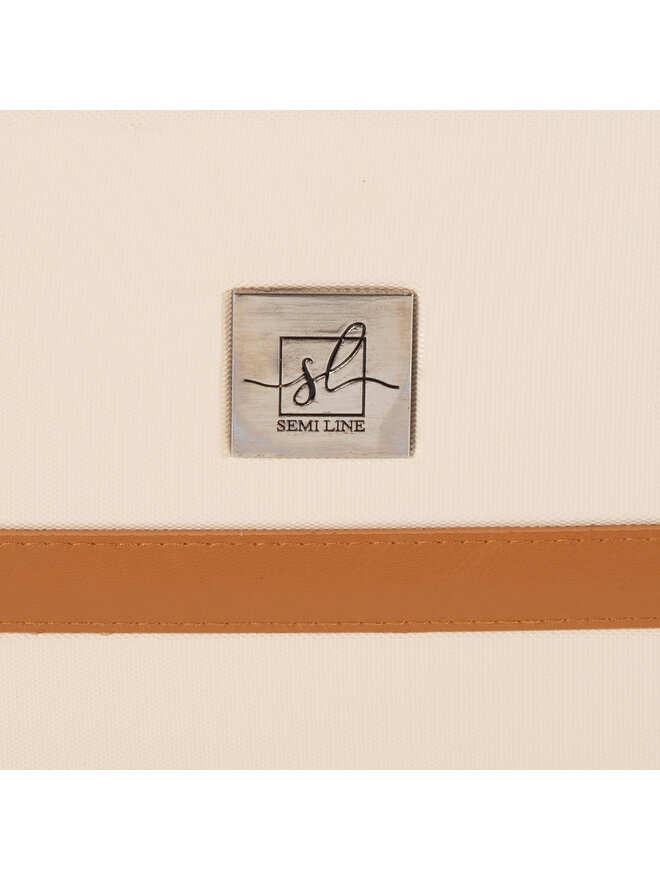 Semi Line Valigia da cabina Semi Line T5506-2 Beige