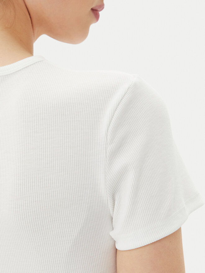 ONLY ONLY T-Shirt Daniella 15350554 Weiß Slim Fit