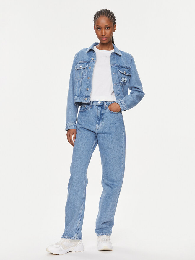 Calvin Klein Calvin Klein Marškinėliai Micro Logo K20K206629 Balta Regular Fit