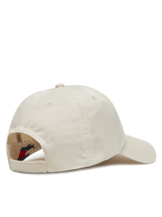 Tommy Jeans Шапка с козирка Tommy Jeans Linear Logo Cap AM0AM12958 Бежов
