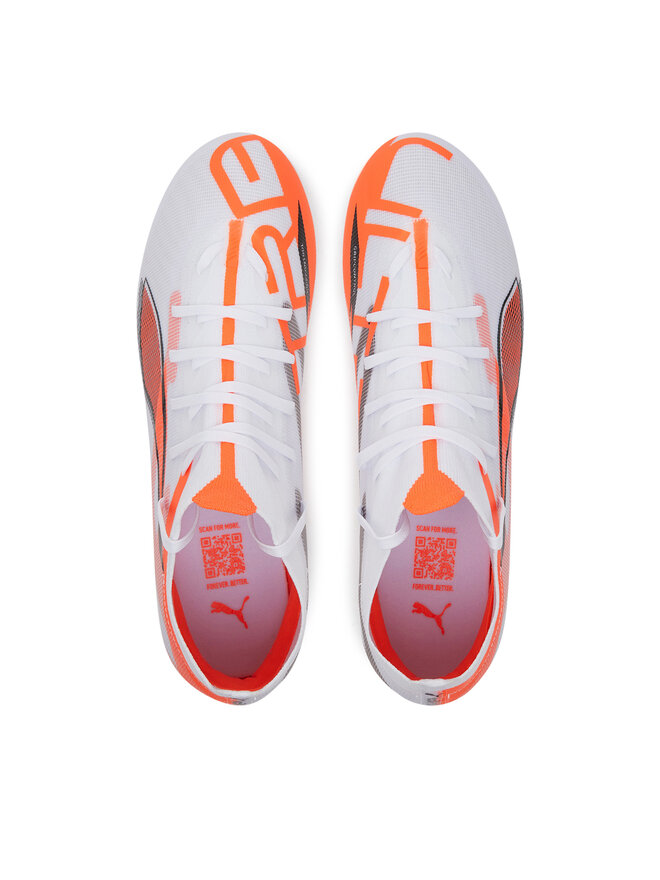 Puma Buty do piłki nożnej Puma Ultra 5 Match+ Fg/Ag 108162 01 Biały