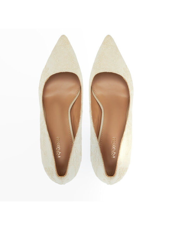 DeeZee High Heels DeeZee HT92831-200A Beige