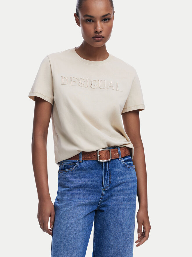 Desigual Pasek Damski Desigual 25SARL23 Brązowy