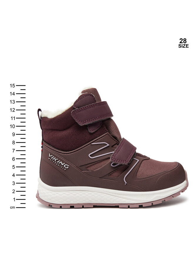 Viking Čizme za snijeg Viking Equip Defence Warm Wp 2V 3-94400-4853 Ljubičasta