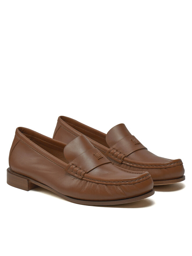 Max Mara Mokasyny Max Mara Mmloafer 24245262316 Brązowy