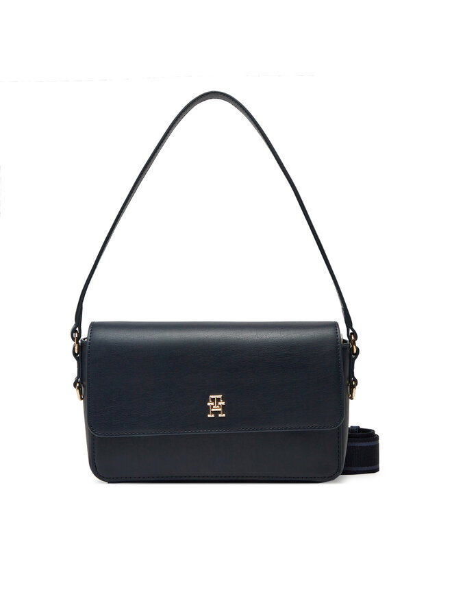 Tommy Hilfiger Kabelka Tommy Hilfiger Th Distinct Conv Crossover AW0AW17219 Tmavomodrá