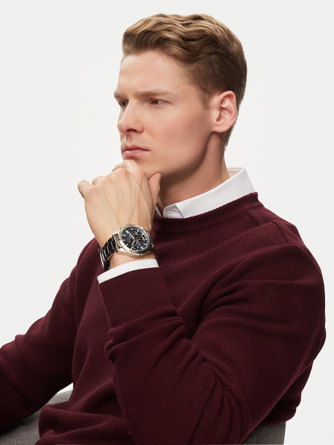 BOSS Часовник Boss Troper 1514069 Сребрист