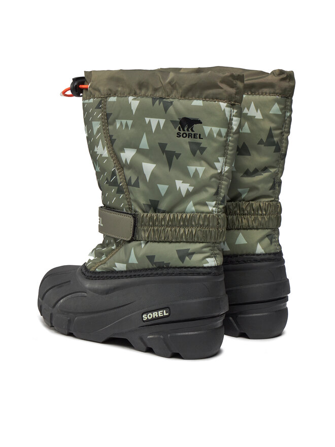 Sorel Snehule Sorel Youth Flurry™ Print NY3504-397 Zelená