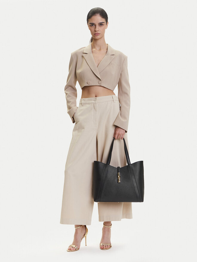 Furla Ročna torba Furla Goccia L  WB01788 BX3353 KH O6000 Črna