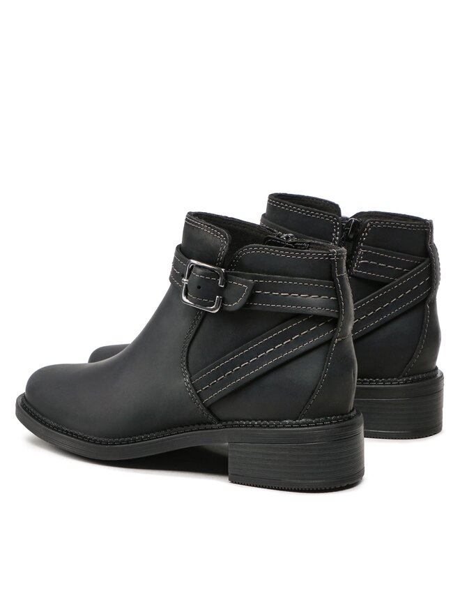 Clarks Μποτάκια Clarks Maye Strap 261680754 Μαύρο