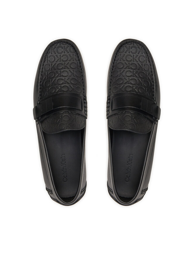 Calvin Klein Mocassini Calvin Klein Driver W/ Iconic Plaque Mono HM0HM01500 Nero