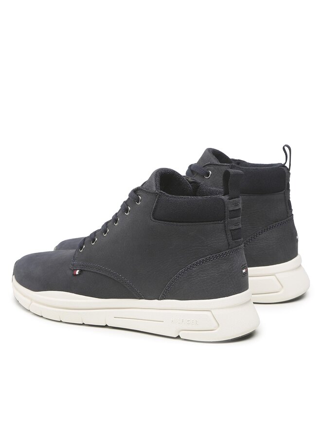 Schnürschuhe Tommy Hilfiger Warm Hilfiger Lth Hybrid Boot FM0FM04412 ...