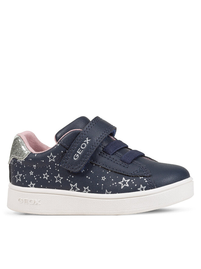 Geox Damen Sneaker J Eclyper Girl C – Flache Bequeme Turnschuhe Für Den Alltag