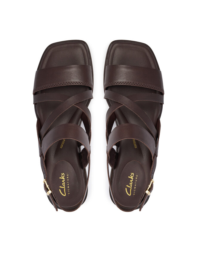 Clarks Босоніжки Clarks Ariany Strap 26185801 Коричневий