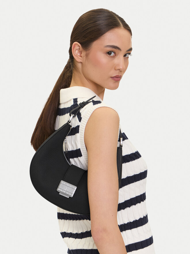 Tommy Jeans Сумка Tommy Jeans Tjw Crush Shoulder Bag AW0AW17539 Чорний
