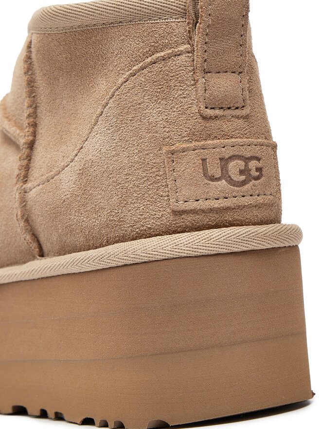 Снігоходи Ugg Classic Ultra Mini Platform 1135092 Бежевий