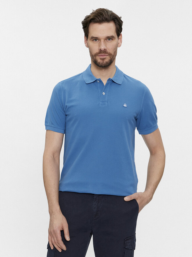United Colors Of Benetton United Colors Of Benetton Poloshirt 3089J3179 Blau Regular Fit