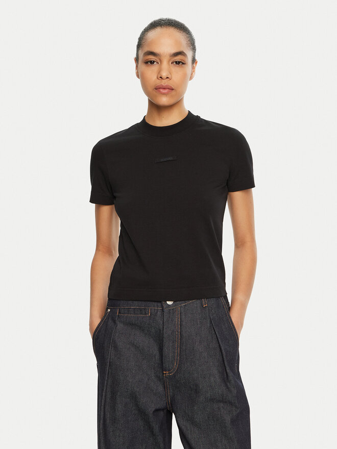 JACQUEMUS JACQUEMUS Marškinėliai 24E241JS133 Juoda Regular Fit