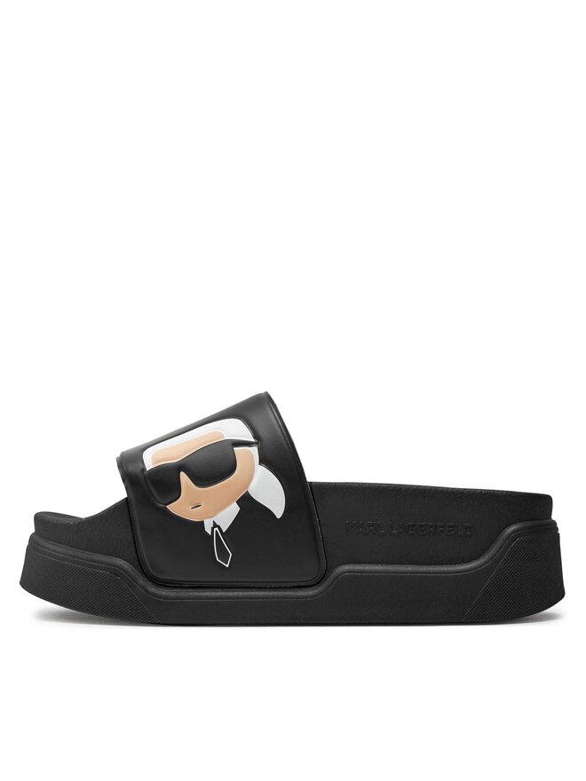 KARL LAGERFELD Klapki KARL LAGERFELD KL88808N Czarny