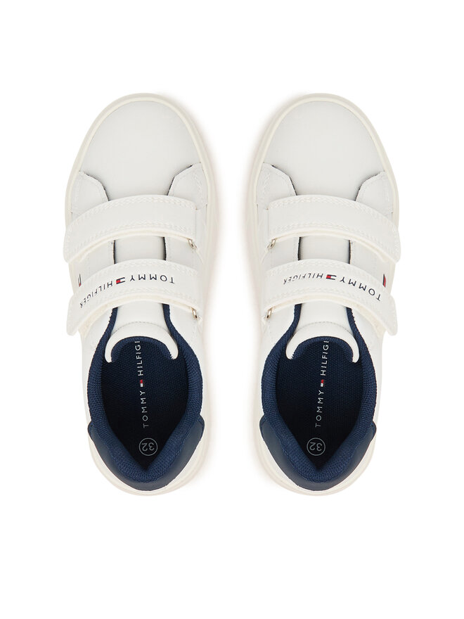 Tommy Hilfiger Sneakers Tommy Hilfiger Low Cut Velcro Sneaker T1X9-35216-1355 S Weiß