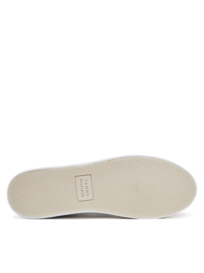 Tommy Hilfiger Sneakers aus Stoff Tommy Hilfiger Th Hi Vulc Low Core Chambray FM0FM05389 Grau
