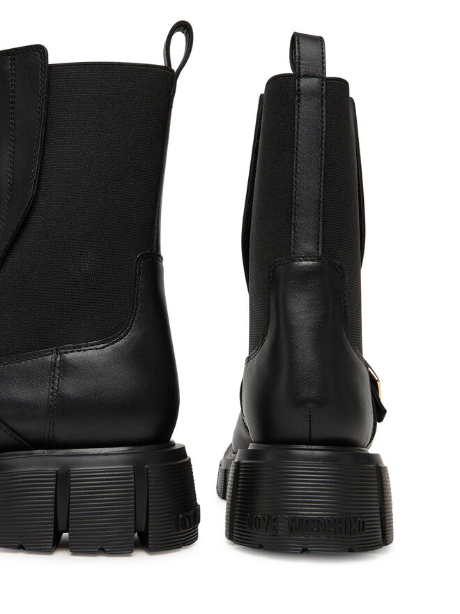 LOVE MOSCHINO Боти тип челси LOVE MOSCHINO JA24105G1NIA000036 Черен