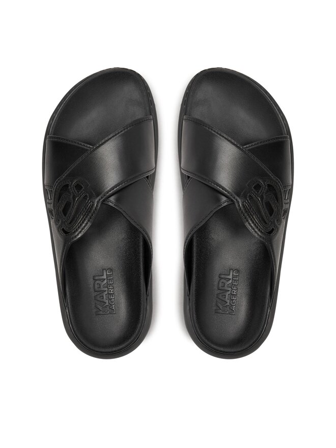 KARL LAGERFELD Šľapky KARL LAGERFELD KL62504 Čierna