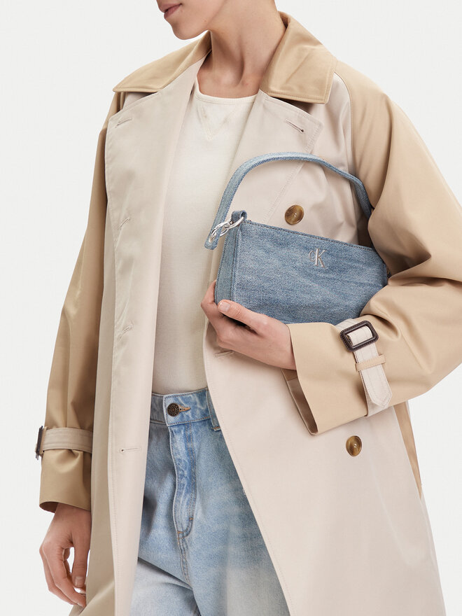 Calvin Klein Сумка Calvin Klein Denim Shoulder Pouch W/Strap LV04F3217G Голубий
