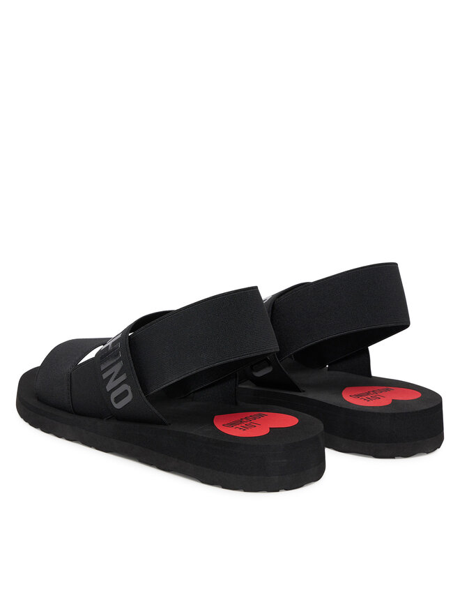 LOVE MOSCHINO Sandály LOVE MOSCHINO JA16033G0MJN7000 Černá