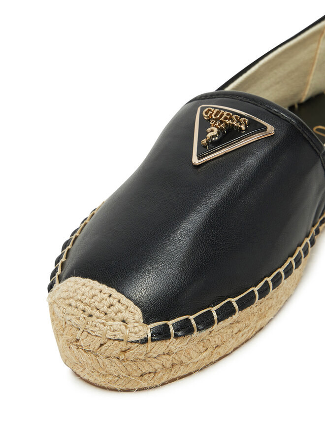 Guess Espadrile Guess FLJLND LEA14 Negru