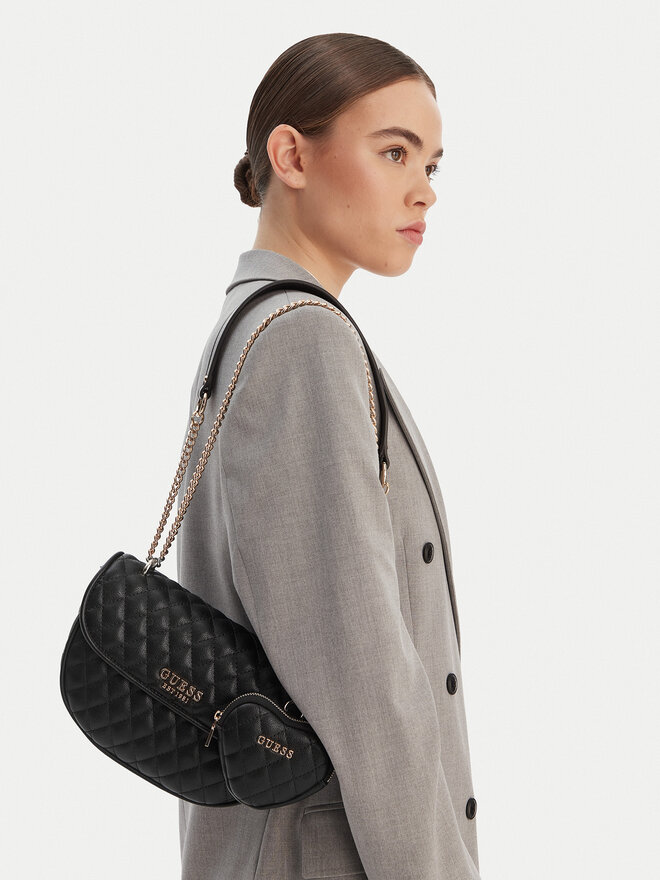 Guess Handtasche Guess Atabey HWQG98 94210 Schwarz