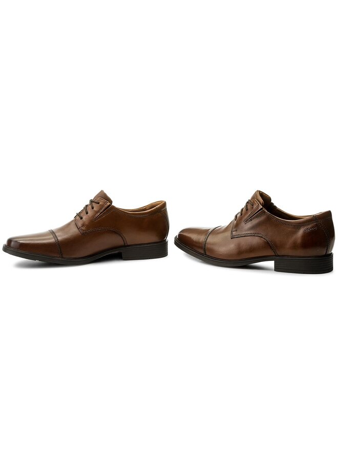 Clarks Polobotky Clarks Tilden Cap 261300967 Hnědá