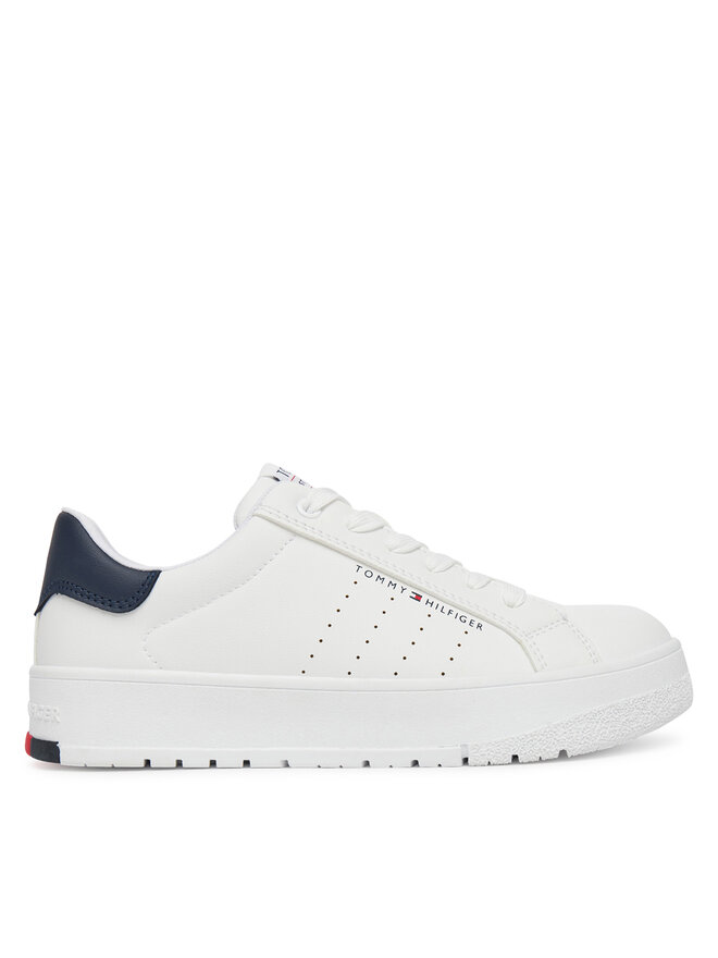 Tommy Hilfiger Αθλητικά Tommy Hilfiger Low Cut Lace-Up Sneaker T3X9-33856-1355 S Λευκό