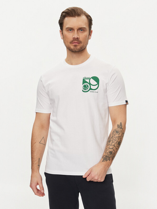 Ellesse Ellesse T-Shirt Sport Club SHV20273 Λευκό Regular Fit