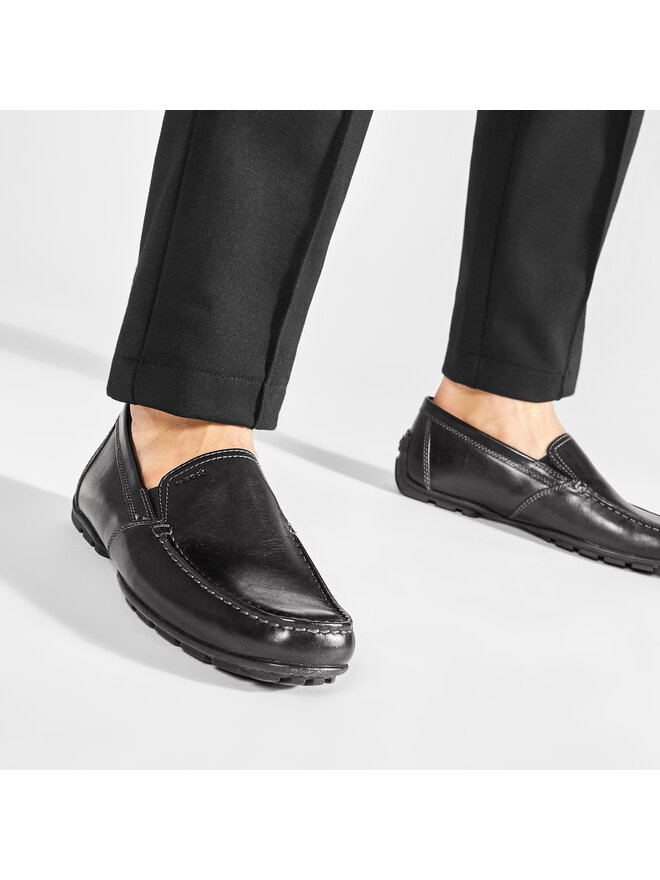Geox Mocasini Geox U Moner V U1144V 00039 C9999 Negru