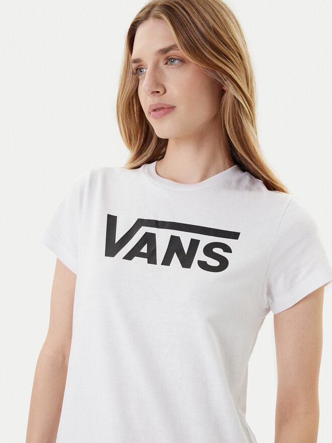 Vans Vans Marškinėliai Wm Flying V Crew Tee VN0A3UP4 Balta Regular Fit