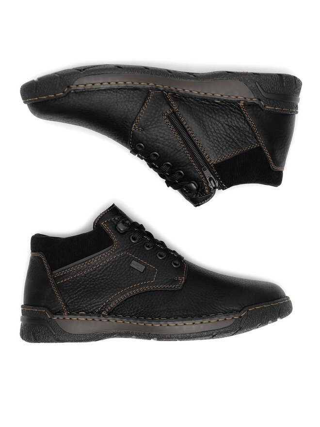 Rieker Schnürschuhe Rieker B0309-00 Schwarz