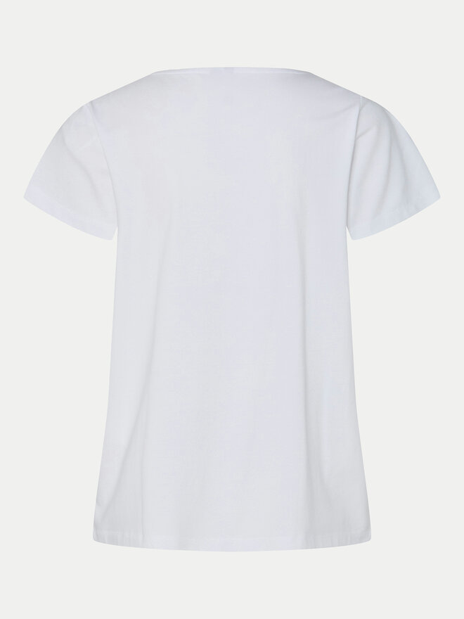 Pieces Pieces T-Shirt Silly 17156926 Λευκό Regular Fit
