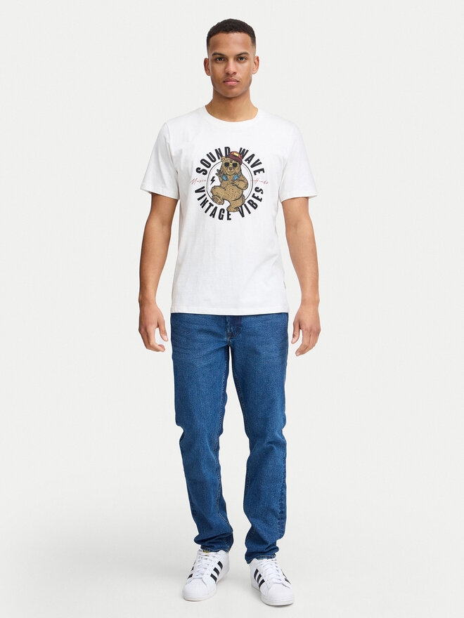 Blend Blend Camiseta 20717743 Blanco Regular Fit