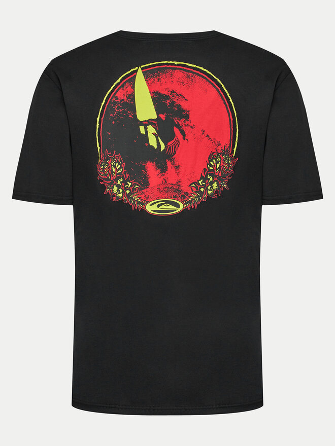 Quiksilver Quiksilver Póló Tc Snap EQYZT07672 Fekete Regular Fit