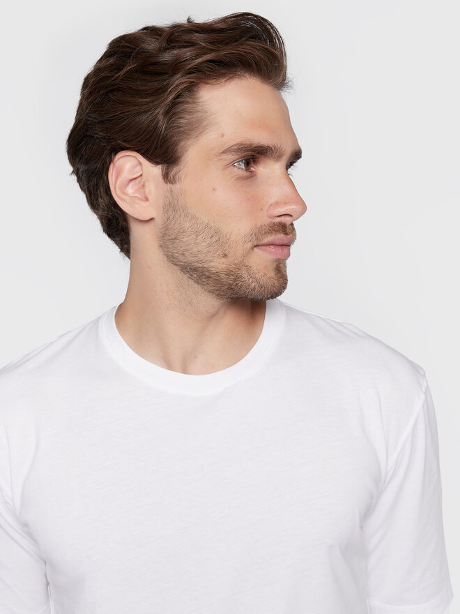 Sisley Sisley T-Shirt 3I1XS101J Λευκό Regular Fit
