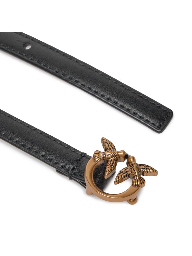 PINKO Pasek na talię Pinko Love Berry H1 Belt PE 24 PLT01 102148 A0F1 Czarny
